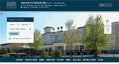Desktop Screenshot of fourpointsyork.com