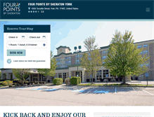 Tablet Screenshot of fourpointsyork.com